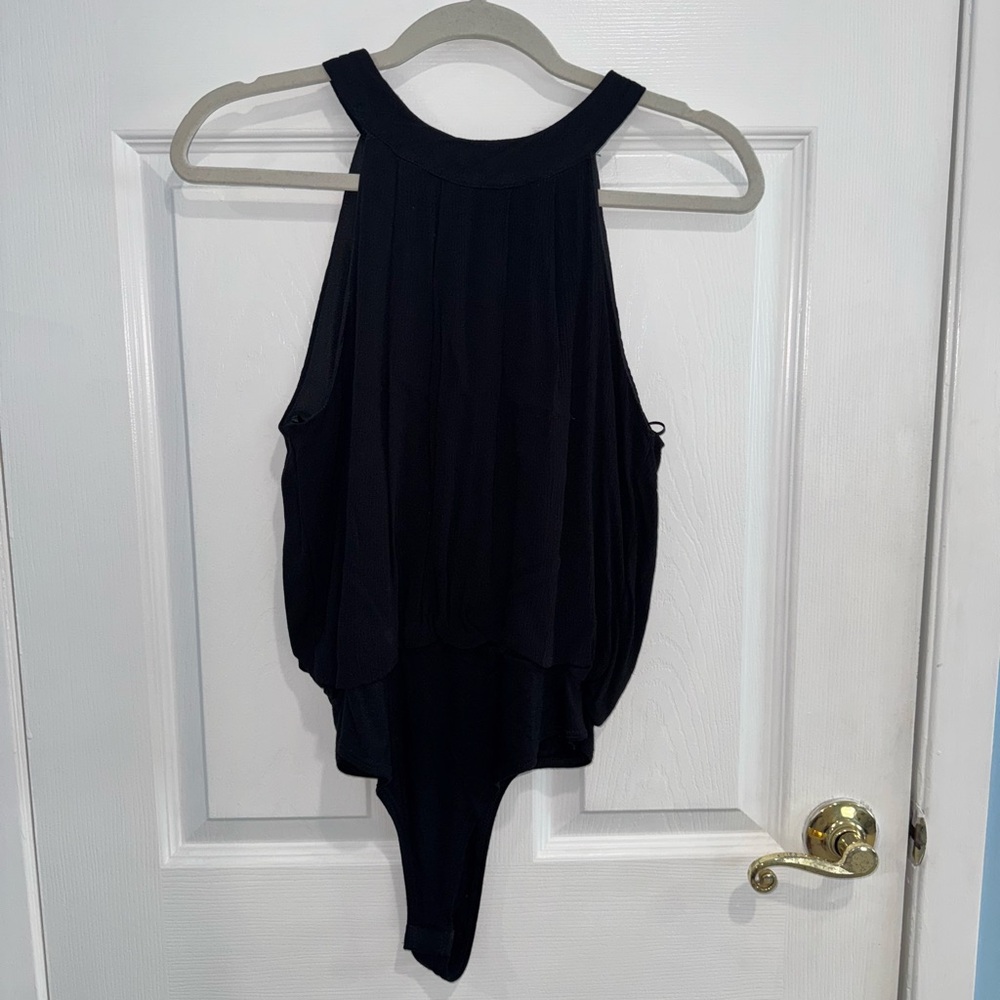 Francesca's Collections Black Bodysuit